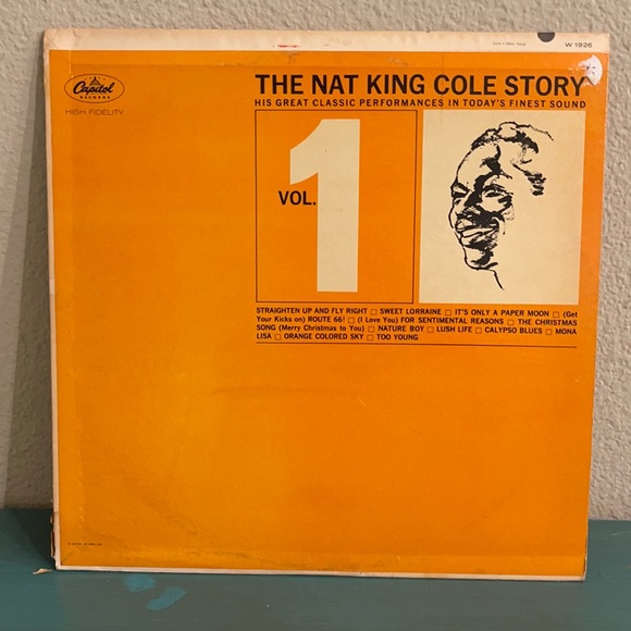 capitol Other - The Nat King Cole Story Volume 1 vinyl LP VG+